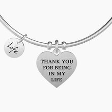 Carica l&#39;immagine nel visualizzatore di Gallery, Bracciale da donna in acciaio ciondolo a cuore Kidult 731296

