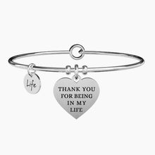 Carica l&#39;immagine nel visualizzatore di Gallery, Bracciale da donna in acciaio ciondolo a cuore Kidult 731296
