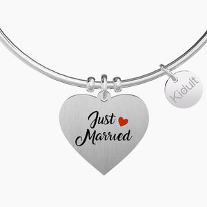 Bracciale da donna in acciaio ciondolo Cuore Kidult 731297