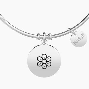 Bracciale da donna in acciaio ciondolo tondo Kidult 731299
