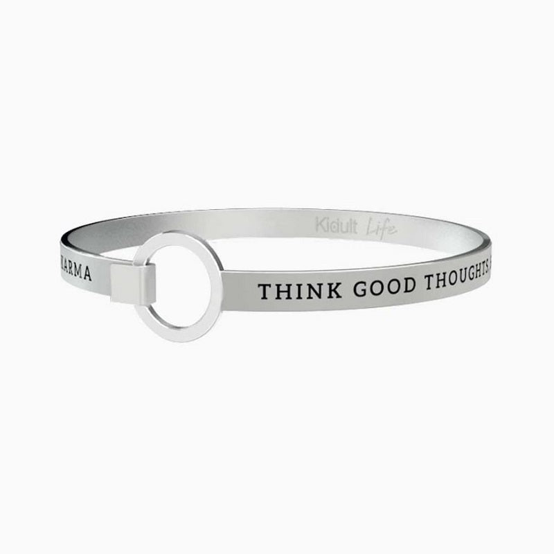 Bracciale da donna in acciaio Think good thoughts... Kidult 731307