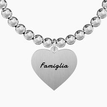 Carica l&#39;immagine nel visualizzatore di Gallery, Bracciale da donna elastico con sfere e ciondolo cuore Kidult 731327
