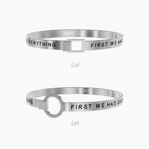 Set Bracciali in acciaio Lui & Lei Kidult 731351