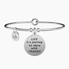 Carica l&#39;immagine nel visualizzatore di Gallery, Bracciale da donna in acciaio ciondolo tondo Kidult 731353
