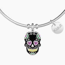 Carica l&#39;immagine nel visualizzatore di Gallery, Bracciale da donna in acciaio ciondolo teschio Kidult 731366
