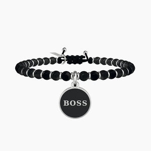 Bracciale Da Uomo In Acciaio E Onice Boss Kidult 731410