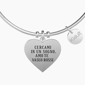 Bracciale da donna in acciaio ciondolo cuore E… Kidult 731468