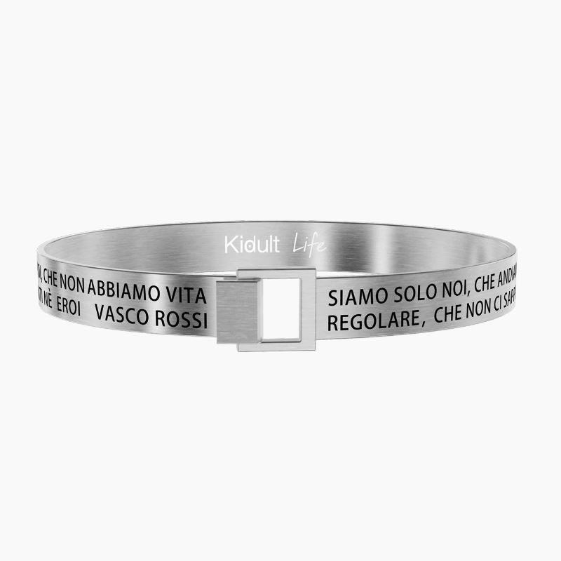 Brazalete rígido de acero para hombre Somos solo nosotros... Kidult 731480