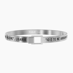 El amor importa pulsera rígida de acero para hombre Kidult 731558