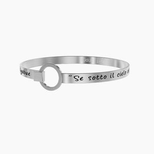 Bracciale rigido da donna in acciaio Seduto in riva al fosso Kidult 731566