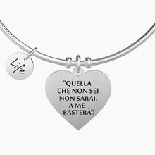 Carica l&#39;immagine nel visualizzatore di Gallery, Bracciale da donna in acciaio ciondolo cuore Kidult 731569
