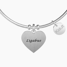 Carica l&#39;immagine nel visualizzatore di Gallery, Bracciale da donna in acciaio ciondolo cuore Kidult 731570
