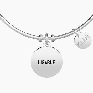 Bracciale da donna in acciaio ciondolo tondo Kidult 731573