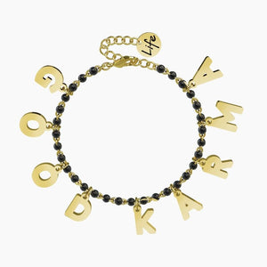 Bracciale da donna in acciaio con ciondoli Good Karma Kidult 731588