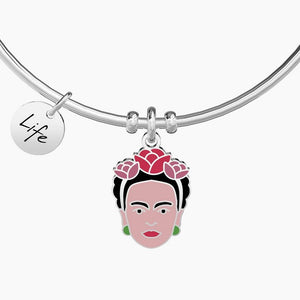 Bracciale da donna in acciaio con ciondolo Viva la vida Kidult 731603