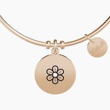 Carica l&#39;immagine nel visualizzatore di Gallery, Bracciale da donna in acciaio oro rosa con ciondolo tondo Teachers Kidult 731644
