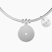 Load image into Gallery viewer, Women&#39;s steel bracelet with TEAM BRIDE round pendant Kidult 731696
