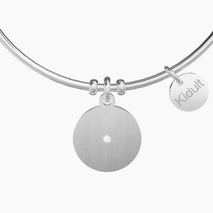 Women's steel bracelet with TEAM BRIDE round pendant Kidult 731696