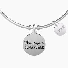 Carica l&#39;immagine nel visualizzatore di Gallery, Bracciale da donna in acciaio con ciondolo tondo Be yourself Kidult 731709
