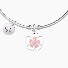 Carica l&#39;immagine nel visualizzatore di Gallery, Bracciale da donna in acciaio con ciondolo fiore di ciliegio Kidult 731744
