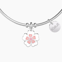 Carica l&#39;immagine nel visualizzatore di Gallery, Bracciale da donna in acciaio con ciondolo fiore di ciliegio Kidult 731744
