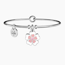 Carica l&#39;immagine nel visualizzatore di Gallery, Bracciale da donna in acciaio con ciondolo fiore di ciliegio Kidult 731744
