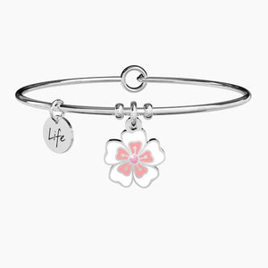 Bracciale da donna in acciaio con ciondolo fiore di ciliegio Kidult 731744