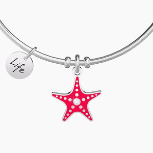 Bracciale da donna in acciaio con ciondolo a stella marina Kidult 731749