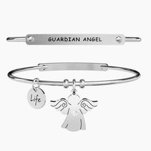 Load image into Gallery viewer, Women&#39;s steel bracelet with Angel pendant Kidult 731760
