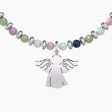 Carica l&#39;immagine nel visualizzatore di Gallery, Bracciale da donna in acciaio con ciondolo Angelo Kidult 731762
