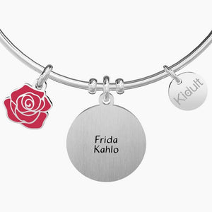 Bracciale da donna in acciaio con ciondolo Niente vale più della risata... Kidult 731775