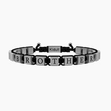 Carica l&#39;immagine nel visualizzatore di Gallery, Bracciale Da Uomo con cubetti in acciaio Best Brother Kidult 731790
