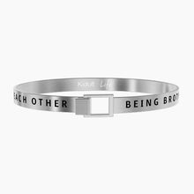 Carica l&#39;immagine nel visualizzatore di Gallery, Bracciale rigido da uomo in acciaio Being brother and sister... Kidult 731795L
