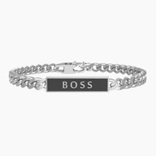 Cargar imagen en el visor de la galería, Pulsera de hombre BOSS Kidult 731798 de acero con cadena
