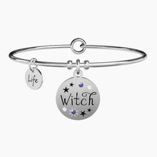 Load image into Gallery viewer, Witch Life Kidult 731867 women&#39;s steel bracelet with round pendant
