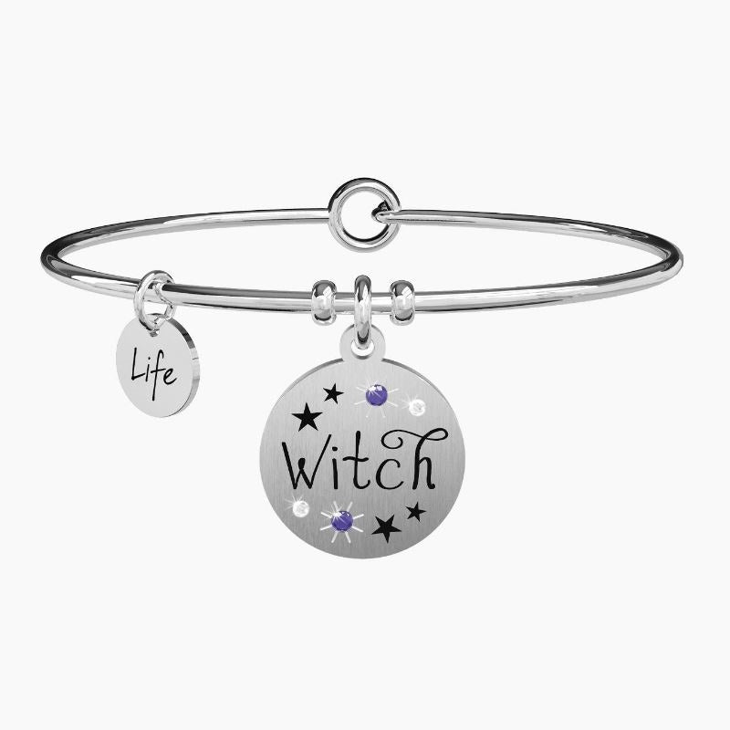 Witch Life Kidult 731867 women's steel bracelet with round pendant