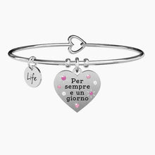 Load image into Gallery viewer, Women&#39;s steel bracelet with Heart pendant Forever and... Kidult 731872
