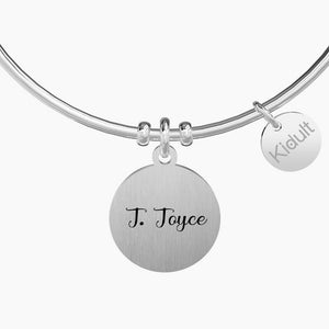 Women's steel bracelet with round pendant Close your eyes... Kidult 731876
