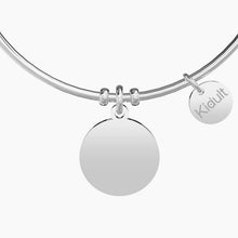 Cargar imagen en el visor de la galería, Pulsera de mujer Thankful Kidult 731892 de acero con colgante redondo
