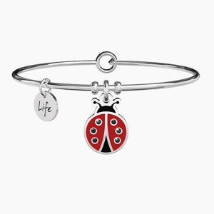 Bracciale da donna in acciaio ciondolo Coccinella Kidult 731895