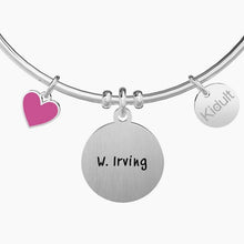 Carica l&#39;immagine nel visualizzatore di Gallery, Bracciale da donna in acciaio ciondolo tondo Una madre è l&#39;amica... Kidult 731898
