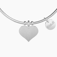 Carica l&#39;immagine nel visualizzatore di Gallery, Bracciale da donna in acciaio ciondolo cuore Sei la mia mamma Kidult 731903
