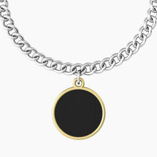 Carica l&#39;immagine nel visualizzatore di Gallery, Bracciale da donna in acciaio ciondolo tondo &quot;comfort fit&quot; Kidult 731922
