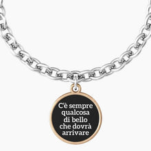 Load image into Gallery viewer, Kidult 731925 women&#39;s steel bracelet with &quot;comfort fit&quot; round pendant
