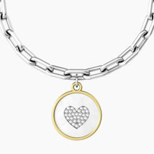 Carica l&#39;immagine nel visualizzatore di Gallery, Bracciale da donna in acciaio ciondolo tondo &quot;comfort fit&quot; Kidult 731926
