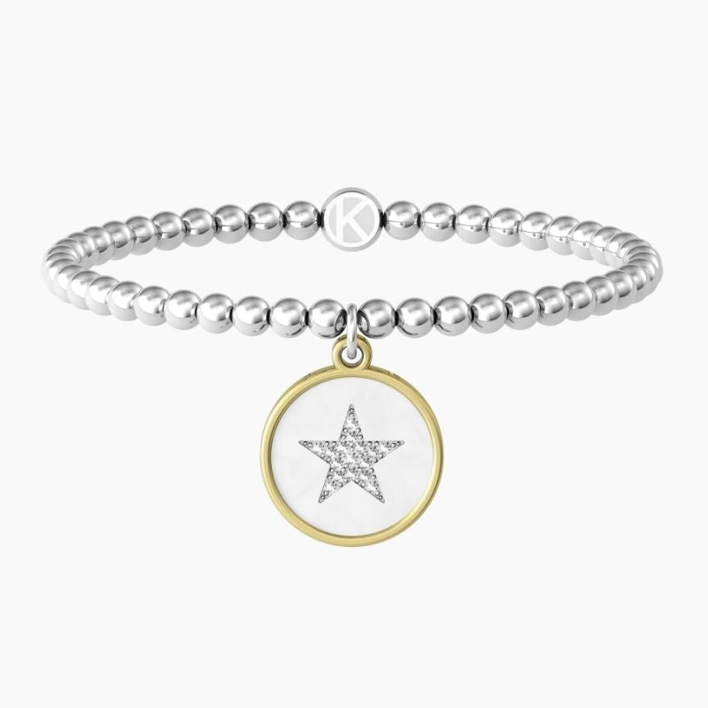 Women's steel bracelet with round pendant spheres Figlia Kidult 731928