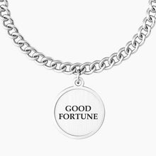 Load image into Gallery viewer, Kidult 731931 women&#39;s steel bracelet with &quot;comfort fit&quot; round pendant
