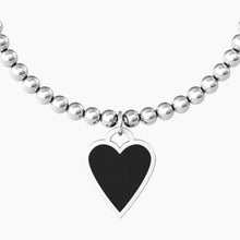 Load image into Gallery viewer, Women&#39;s steel bracelet with spheres and heart pendant Great Mom Kidult 731935
