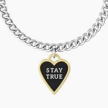 Carica l&#39;immagine nel visualizzatore di Gallery, Bracciale da donna in acciaio ciondolo cuore &quot;comfort fit&quot; Kidult 731939
