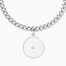 Load image into Gallery viewer, Kidult 731947 women&#39;s steel bracelet with &quot;comfort fit&quot; round pendant
